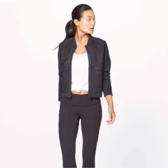 Lululemon The Spaces In Between Bomber - Black - 4 - Picture 2 of 9